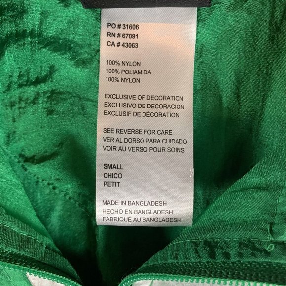 Umbro Premier Diamond Jacket Jelly Men's Small Bean/Golden Kiwi Full Zip 6330 - Picture 4 of 9